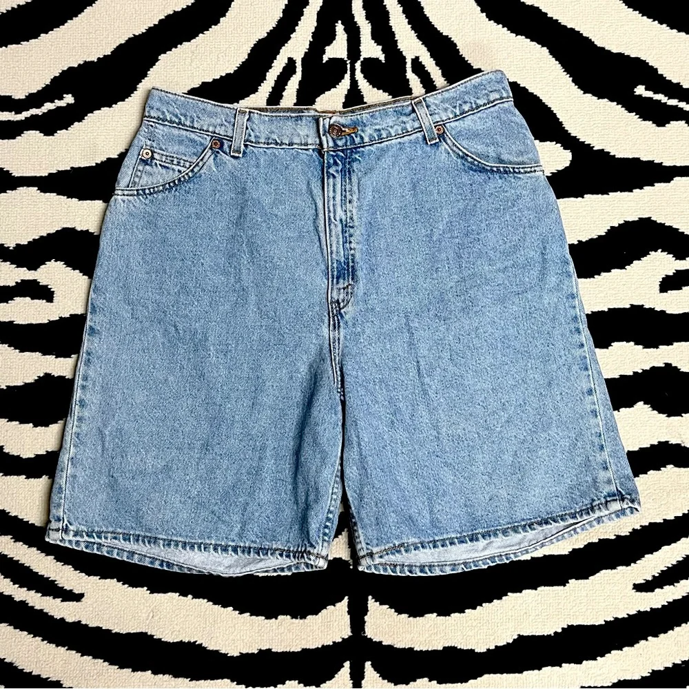 Vintage Levi's 922 Orange Tab Cut Off Jorts Jean Shorts Size 33/34
